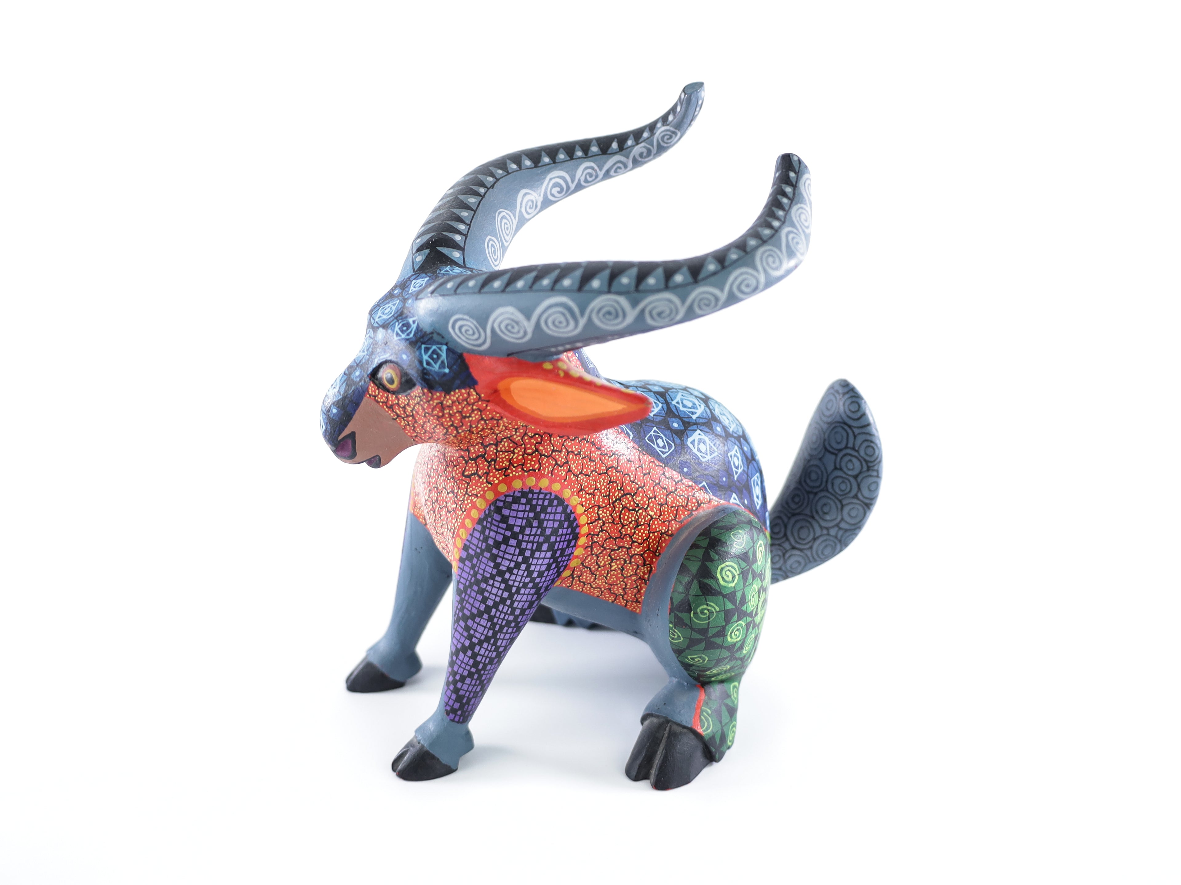 Goat Alebrije Wood Carving