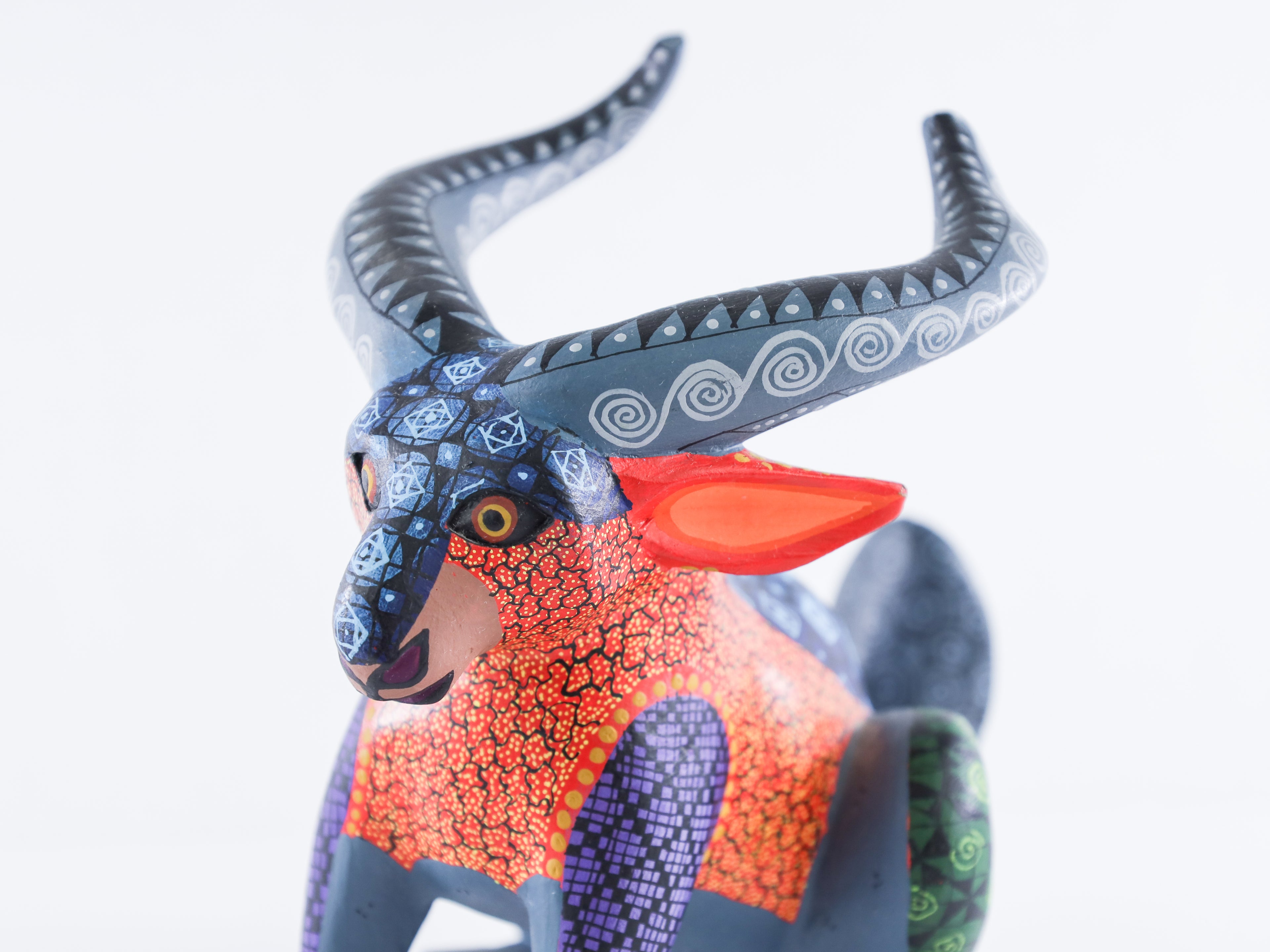 Goat Alebrije Wood Carving