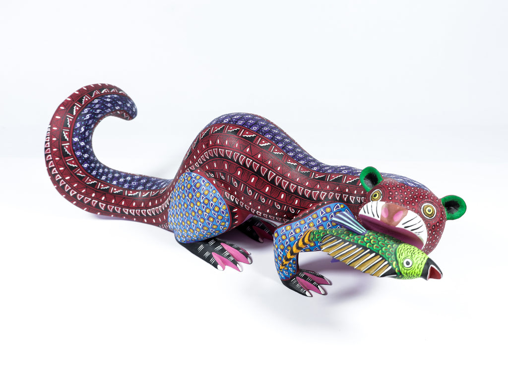 Otter Alebrije Oaxacan Wood Carving