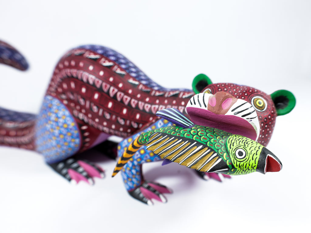 Otter Alebrije Oaxacan Wood Carving