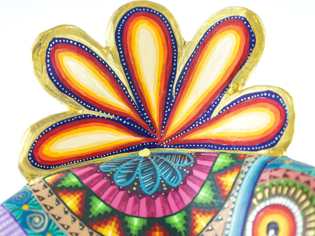 Mandala Fish Alebrije Wood Carving
