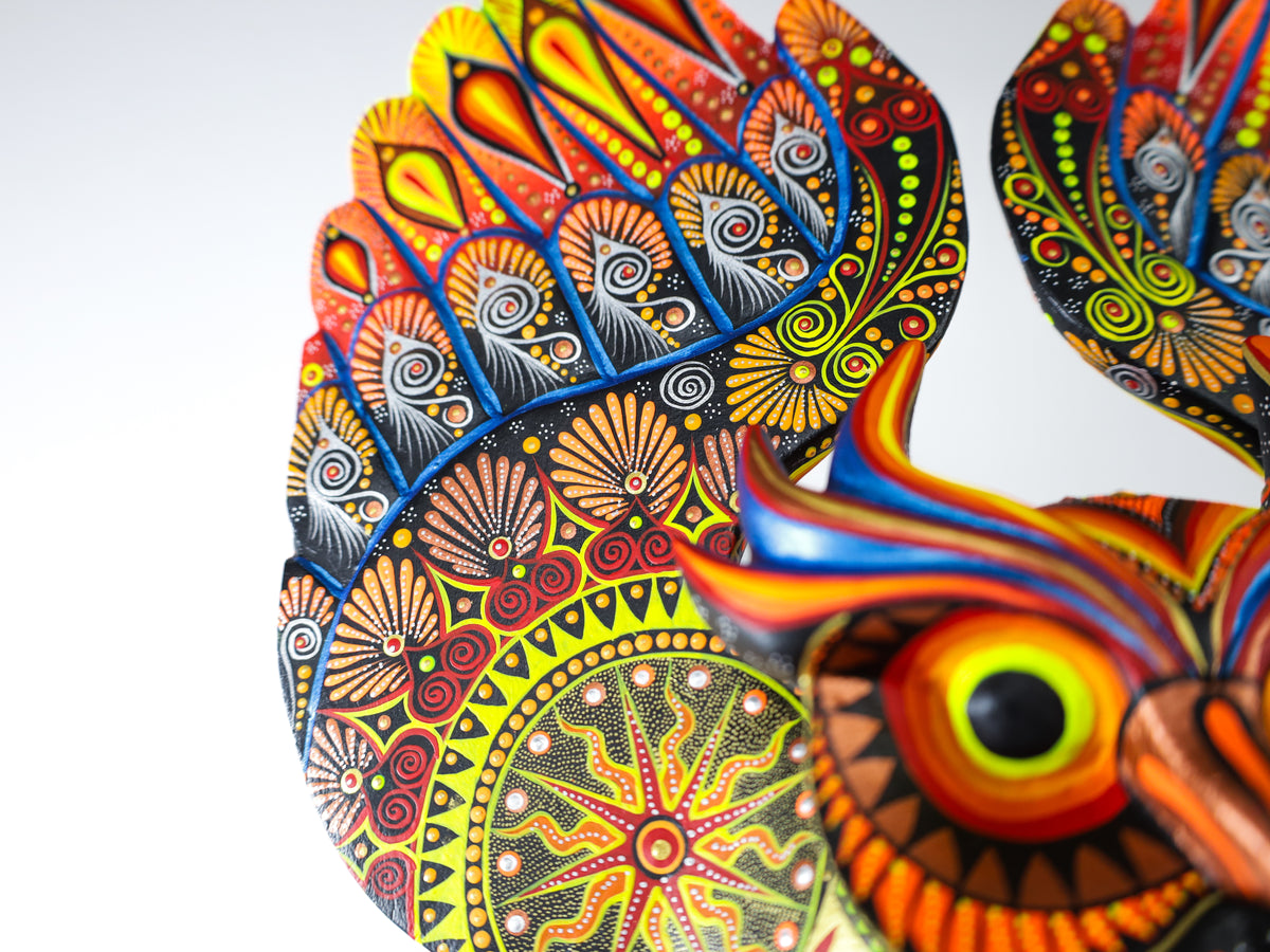 Owl Alebrije | Oaxacan Hand-Painted Copal Wood Carving | Magia Mexica