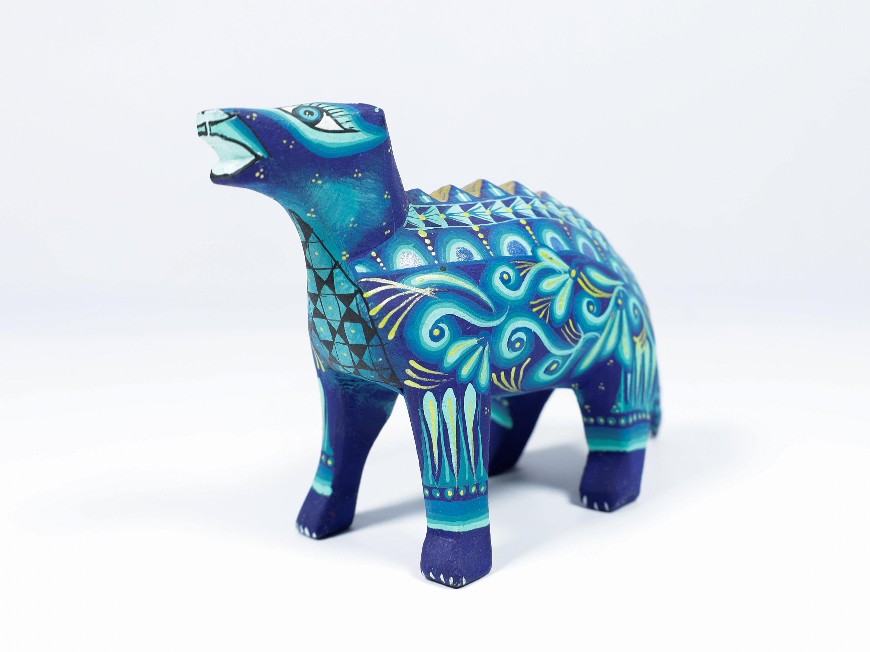 Dinosaur Alebrije Oaxacan Wood Carving