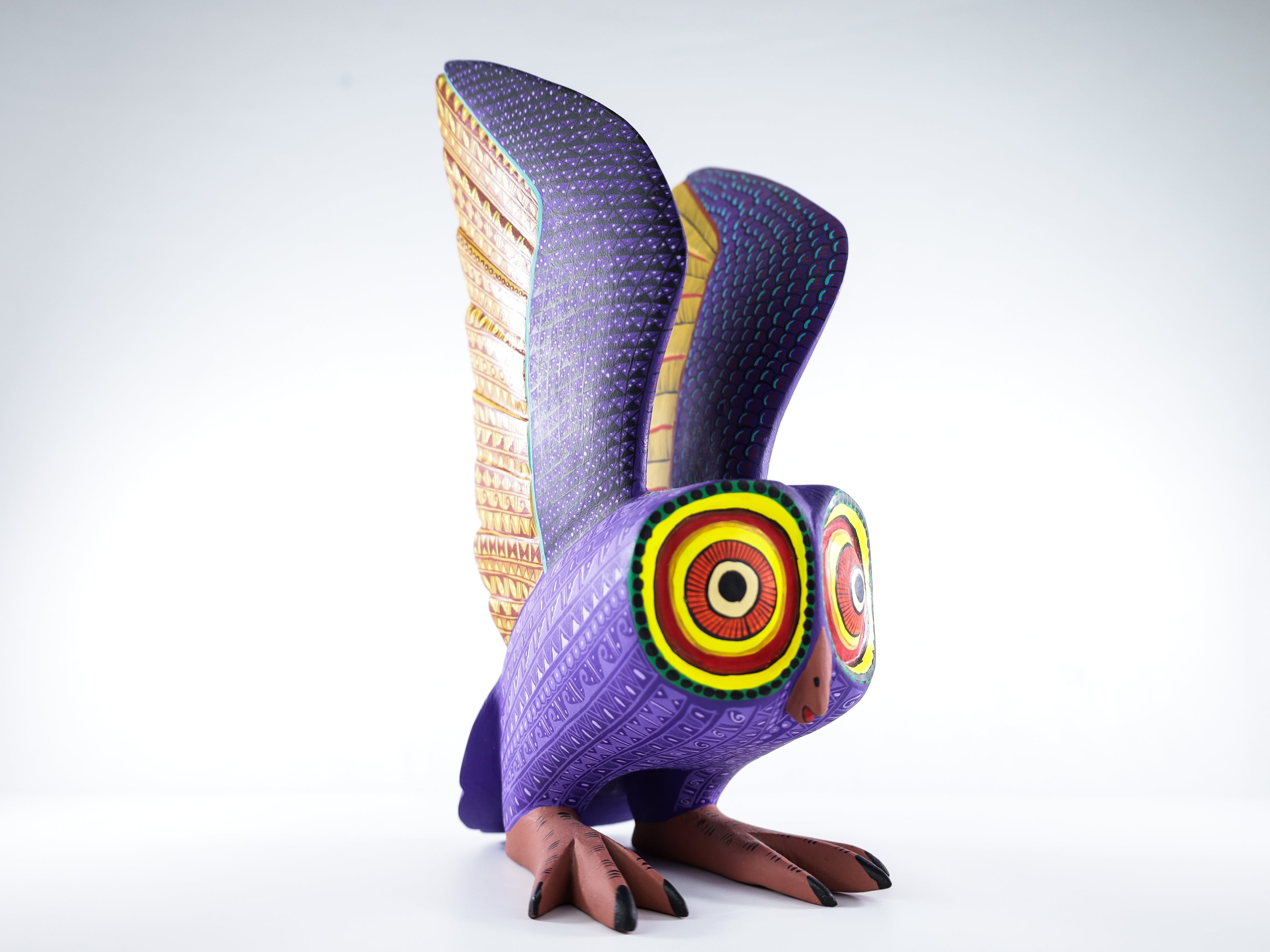Owl Alebrije Wood Carving