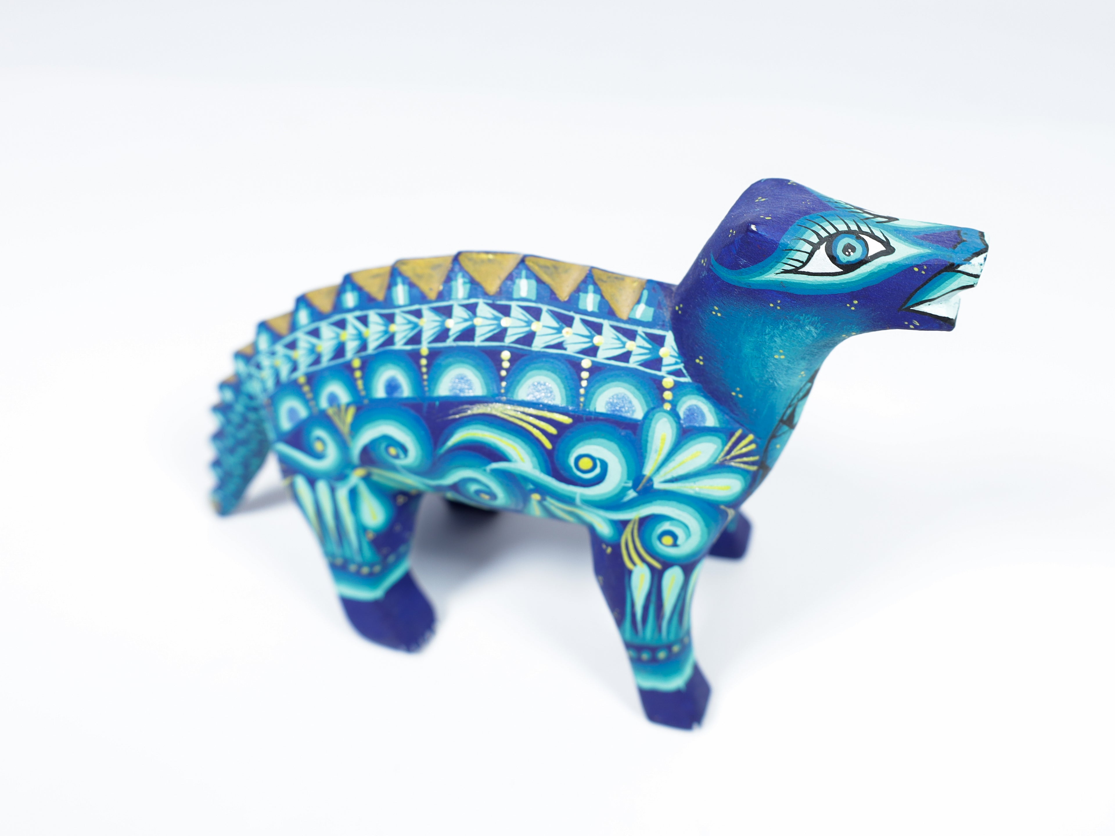 Dinosaur Alebrije Oaxacan Wood Carving