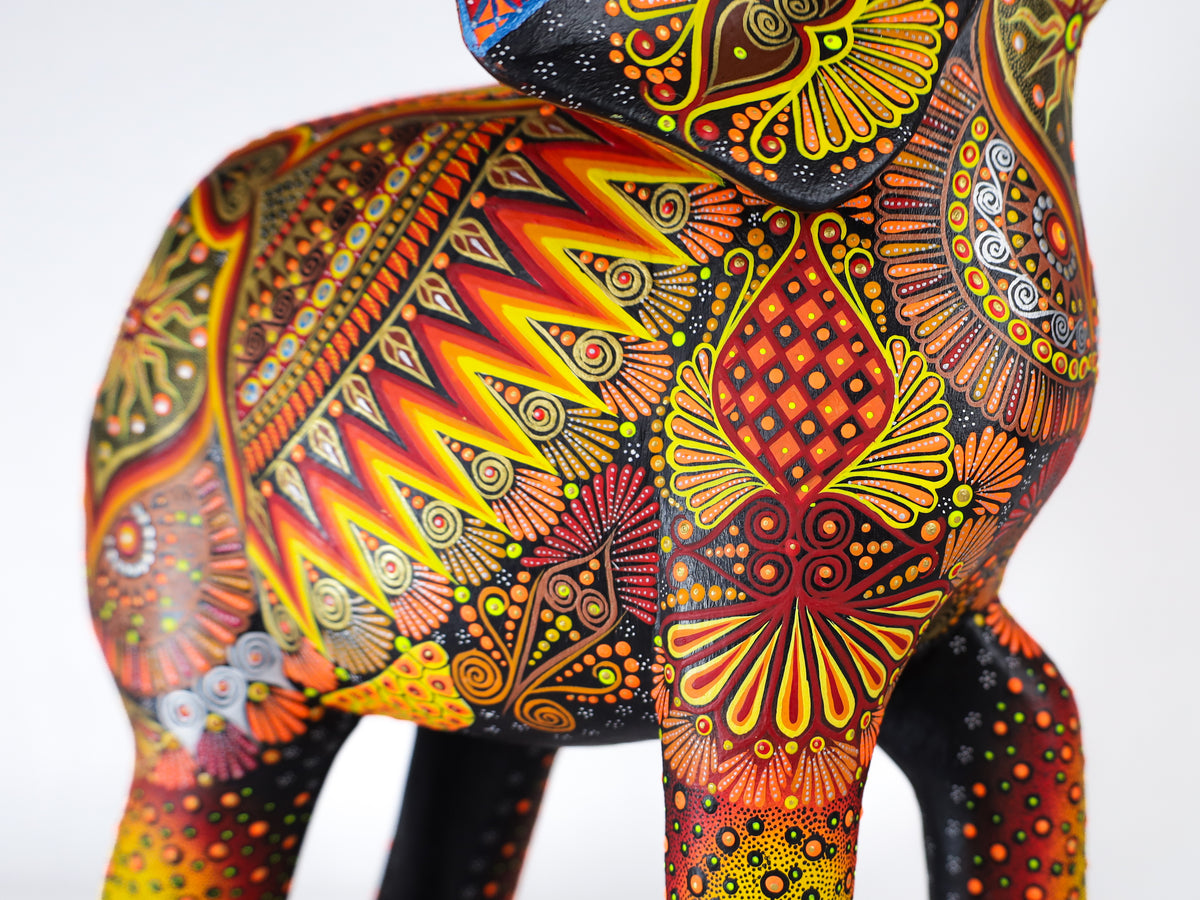 Elephant Alebrije | Oaxacan Hand-Painted Copal Wood Carving | Magia Mexica