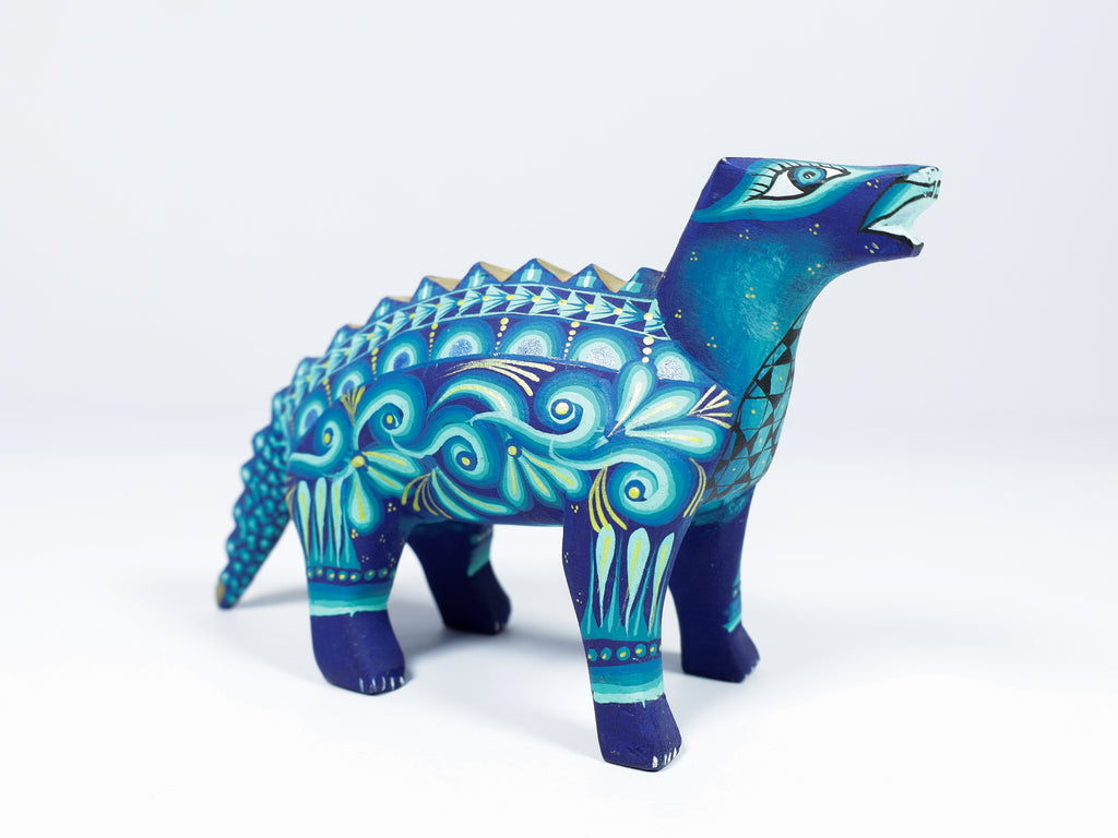 Dinosaur Alebrije Oaxacan Wood Carving