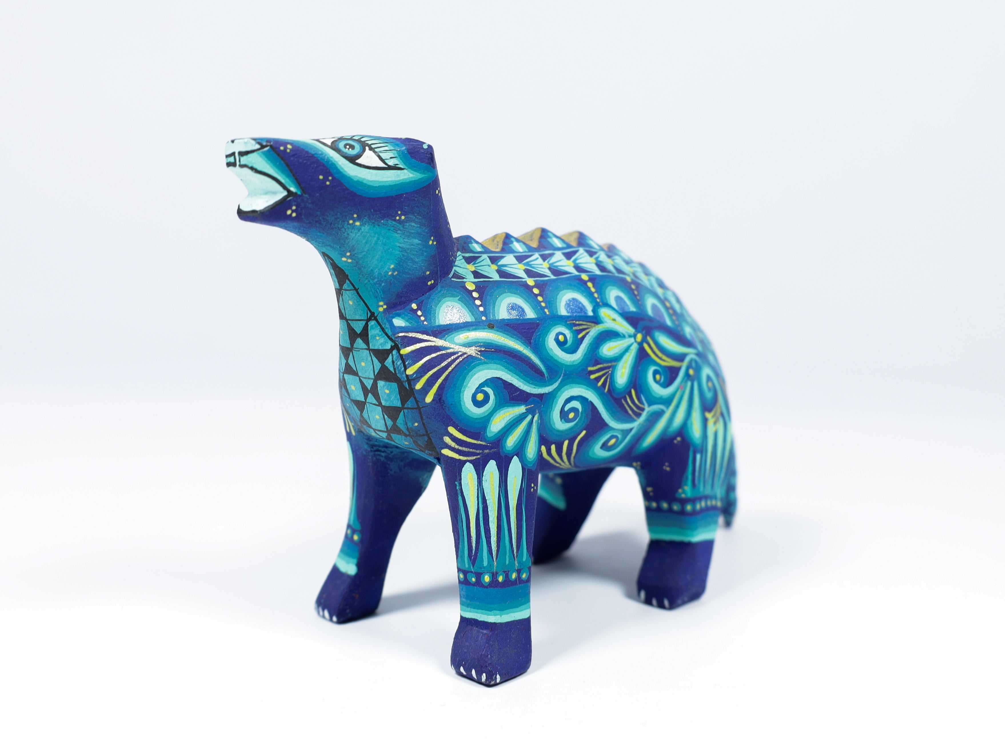 Dinosaur Alebrije Oaxacan Wood Carving
