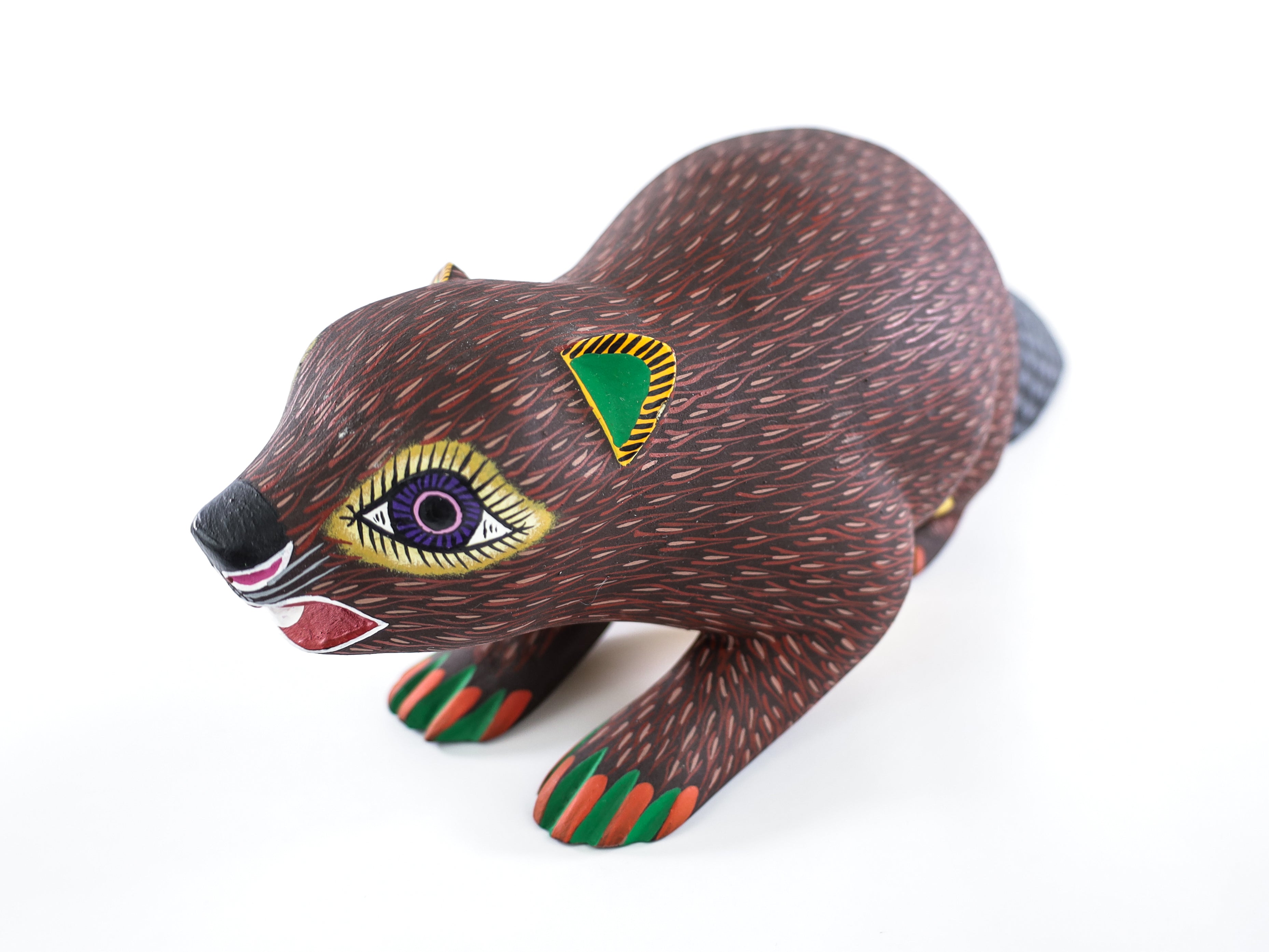 Beaver Alebrije Oaxacan Wood Carving
