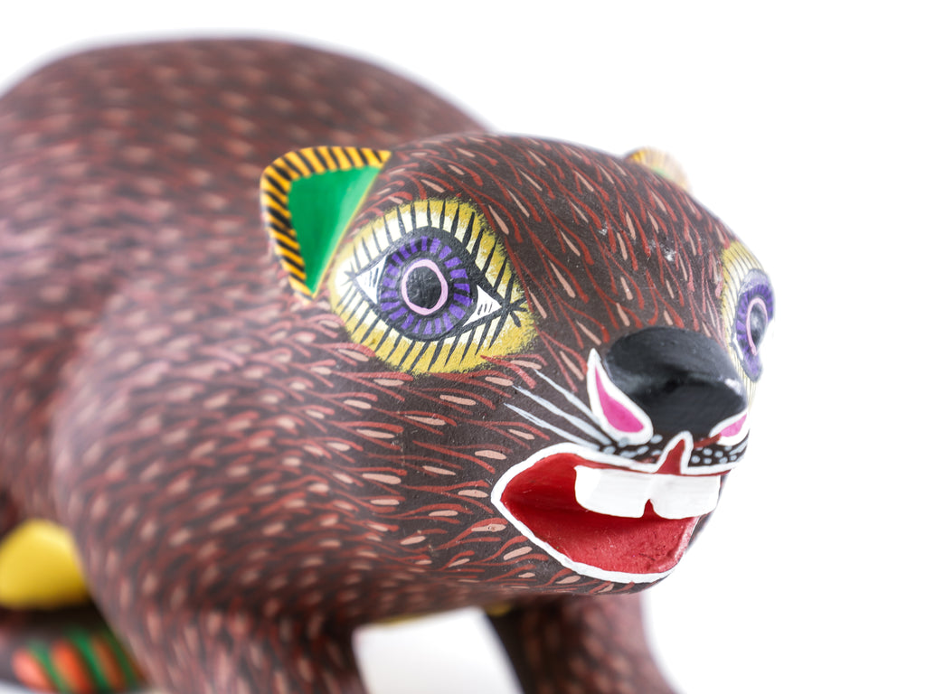 Beaver Alebrije Oaxacan Wood Carving