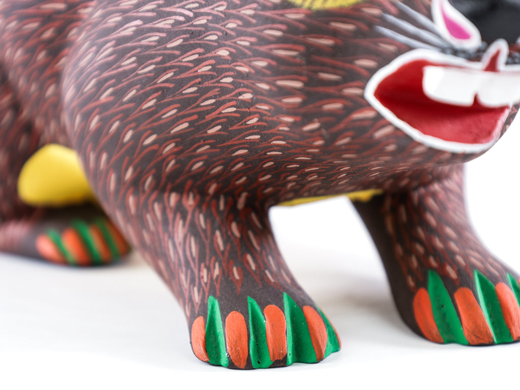 Beaver Alebrije Oaxacan Wood Carving