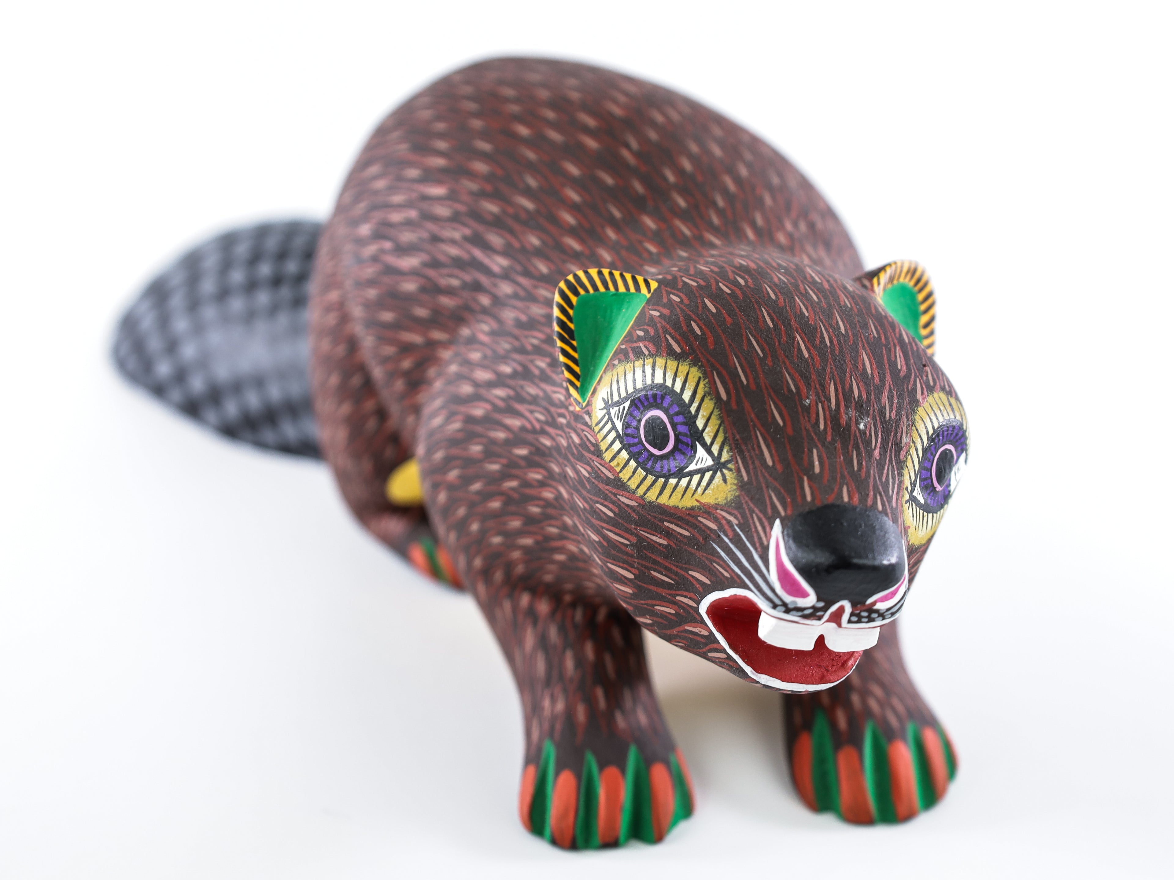 Beaver Alebrije Oaxacan Wood Carving