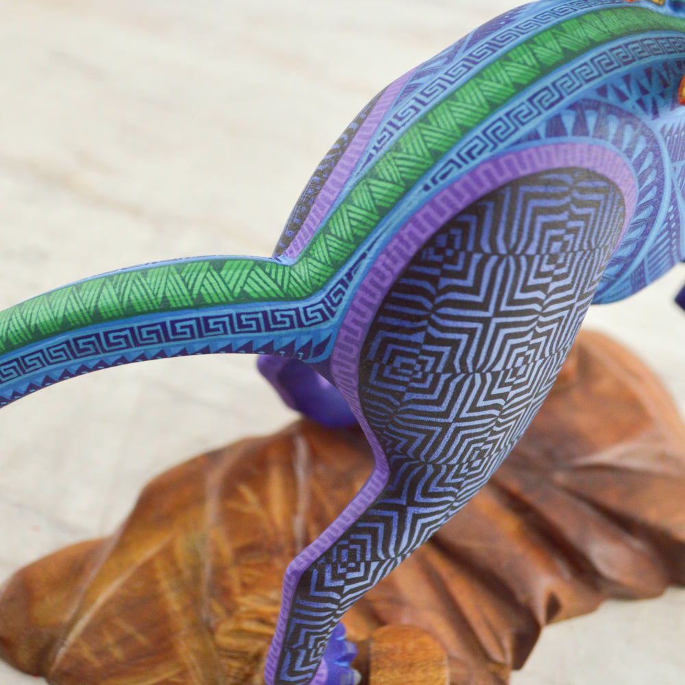 Jaguar Alebrije Oaxacan Wood Carving - magiamexica.com