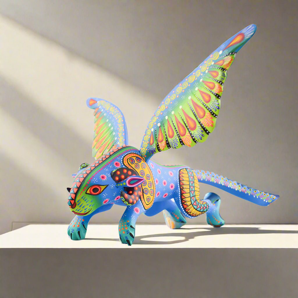 Pepita Alebrije Oaxacan Wood Carving