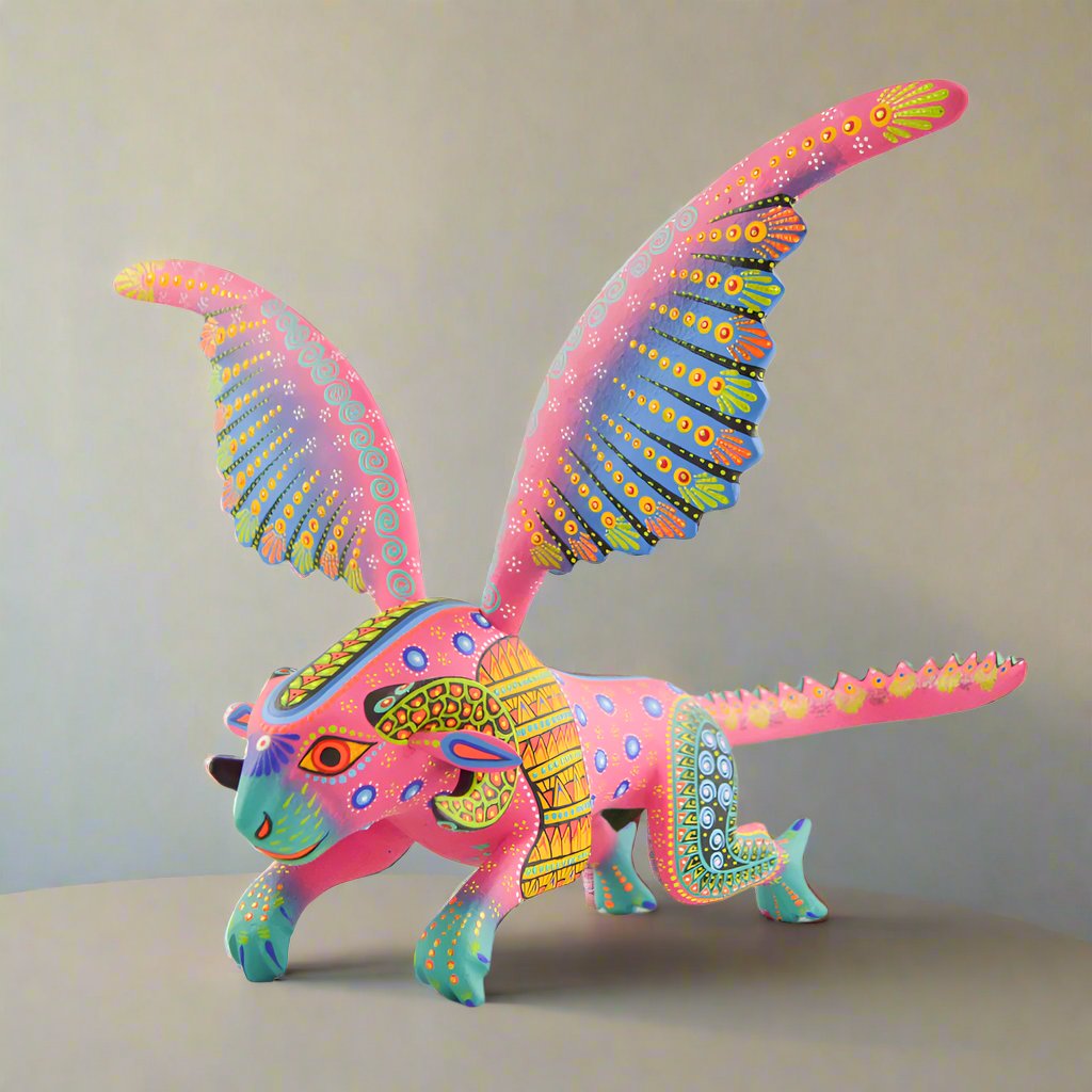 Pepita Alebrije Oaxacan Wood Carving