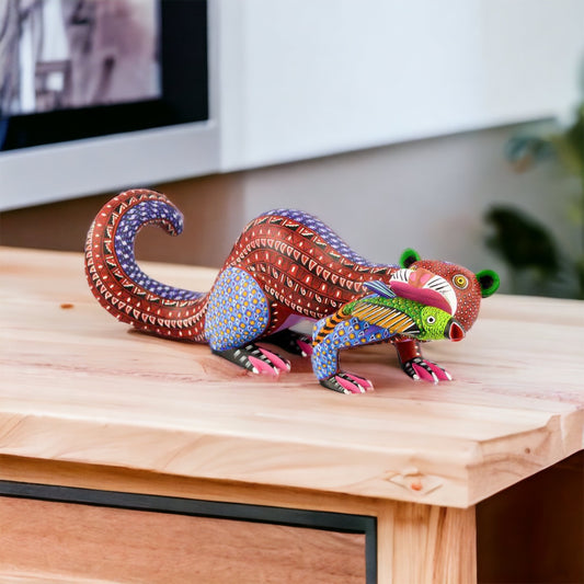 Otter Alebrije Oaxacan Wood Carving