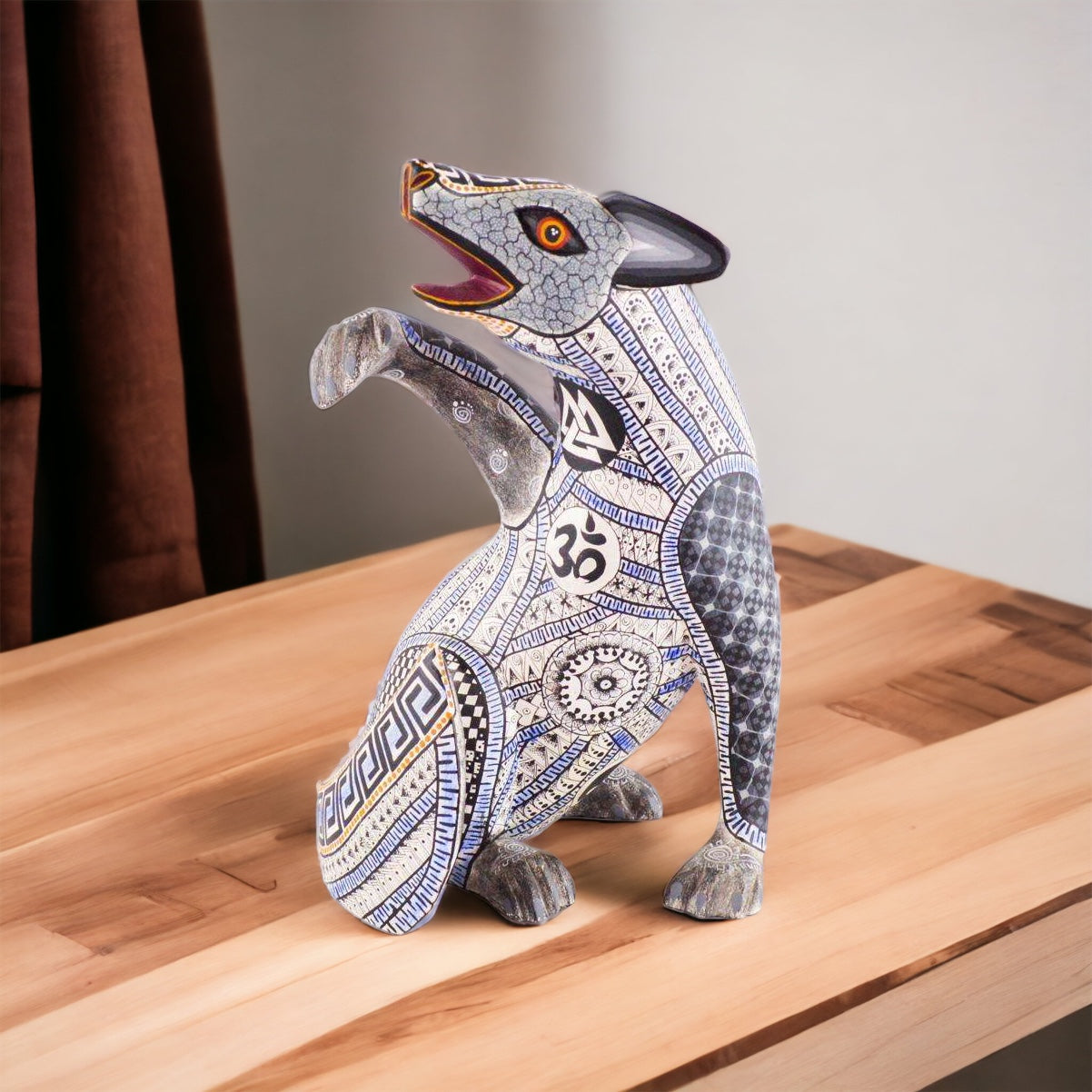 Fox Alebrije Oaxacan Wood Carving