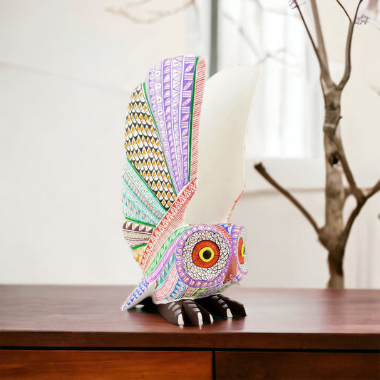 Owl Alebrije Oaxacan Wood Carving