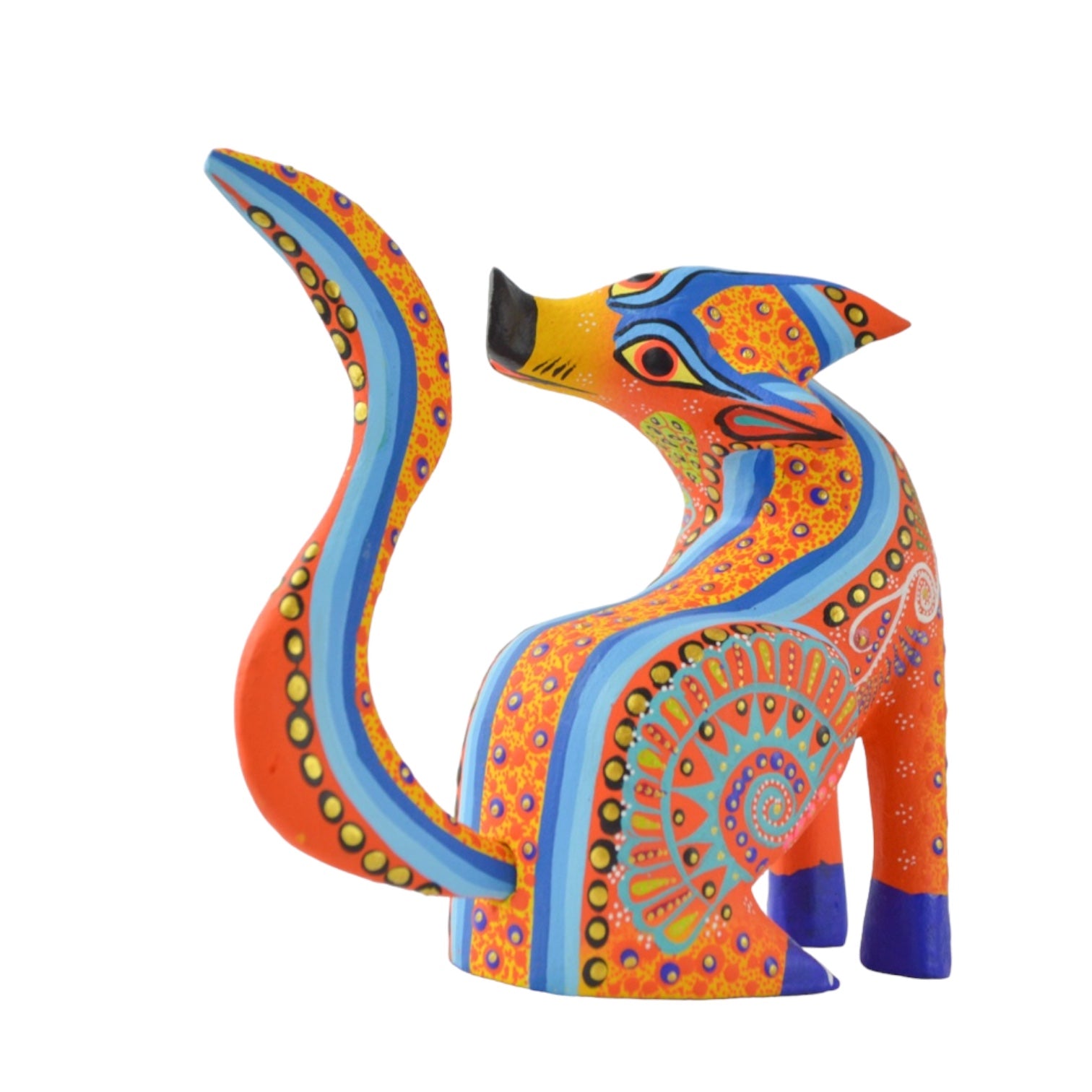 Fox Alebrije Oaxacan Wood Carving