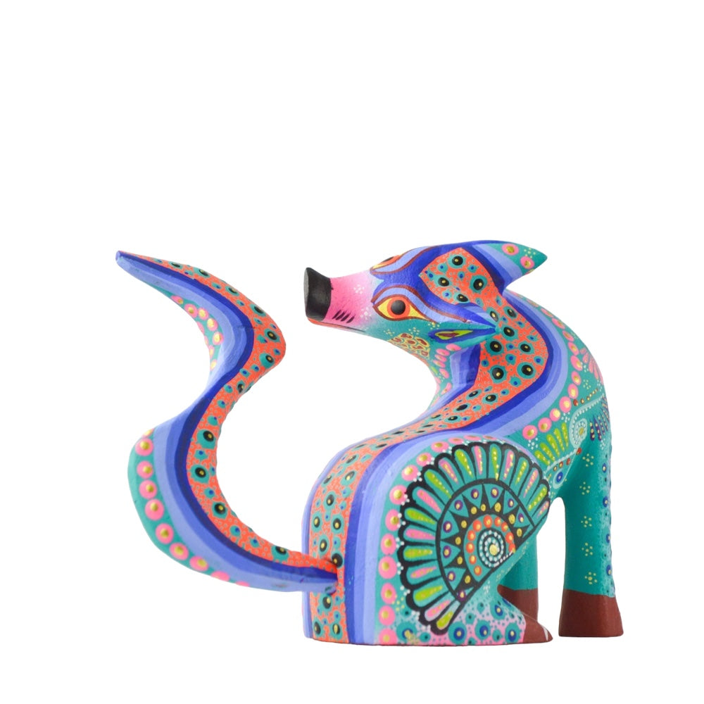 Fox Alebrije Oaxacan Wood Carving