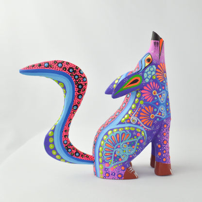 Fox Alebrije Oaxacan Wood Carving