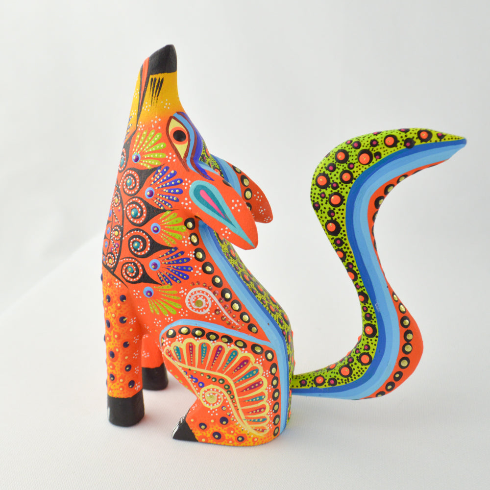 Alebrije Fox Oaxacan Wood Carving - magiamexica.com – Magia