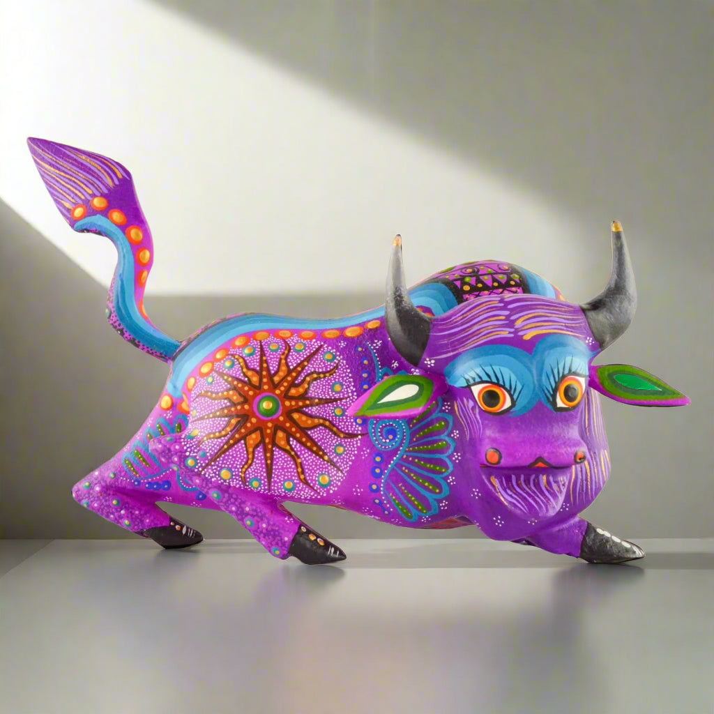Bison Alebrije Oaxacan Wood Carving