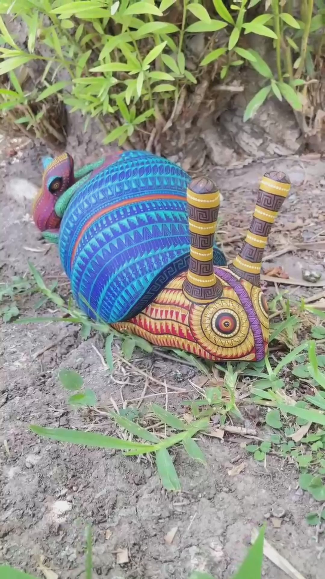 Snail Alebrije | Oaxacan Wood Carving | Magia Mexica