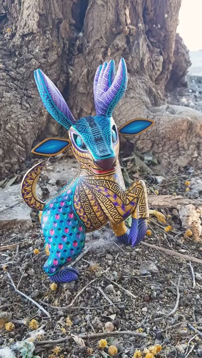 Deer Alebrije Oaxacan Wood Carving
