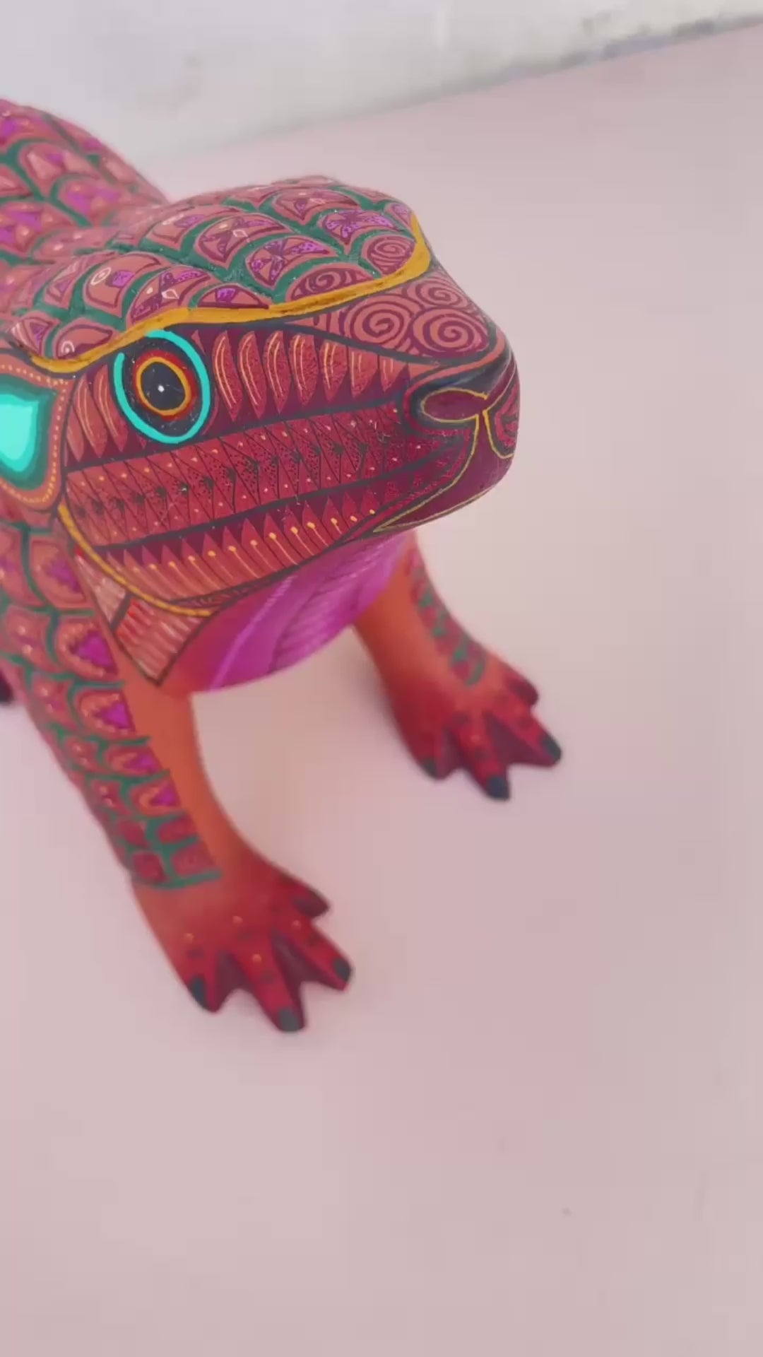 Pangolin Alebrije Oaxacan Wood Carving