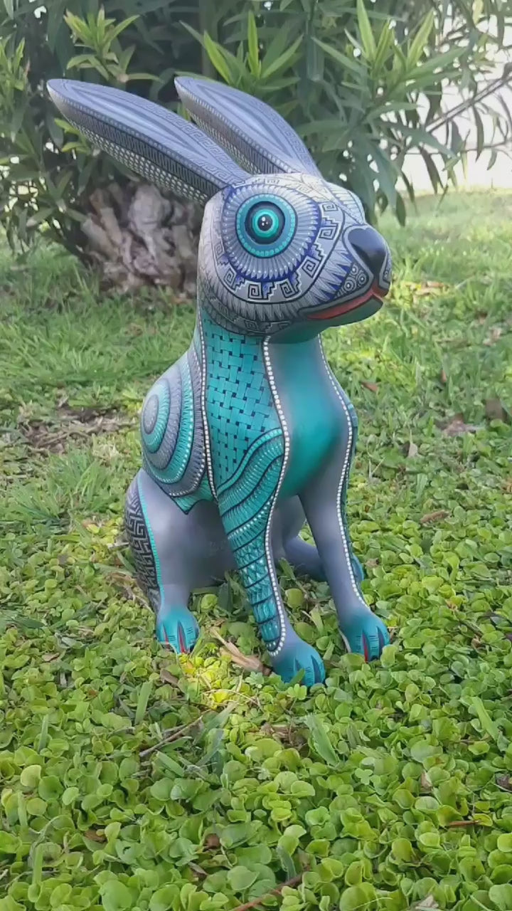 Rabbit Alebrije Oaxacan Wood Carving