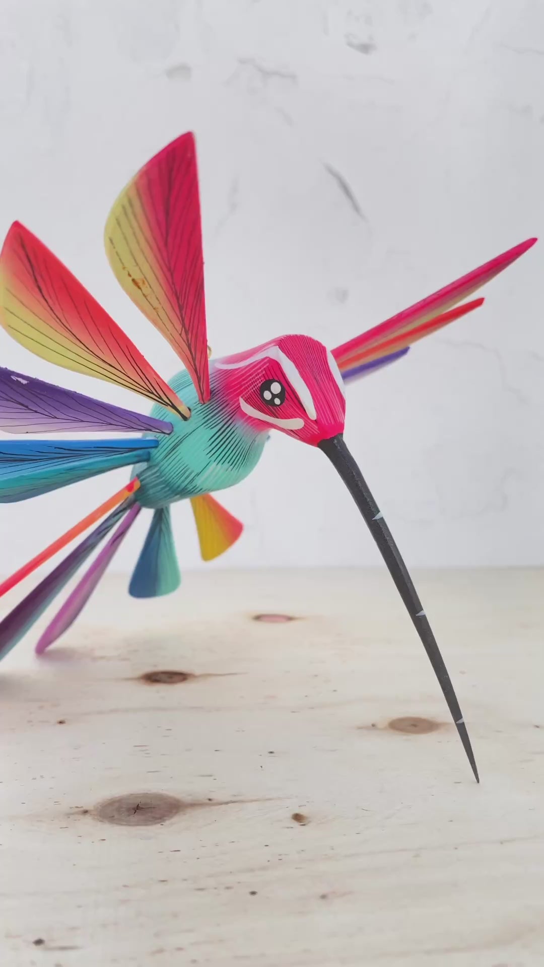 Hummingbird Alebrije Oaxacan Wood Carving