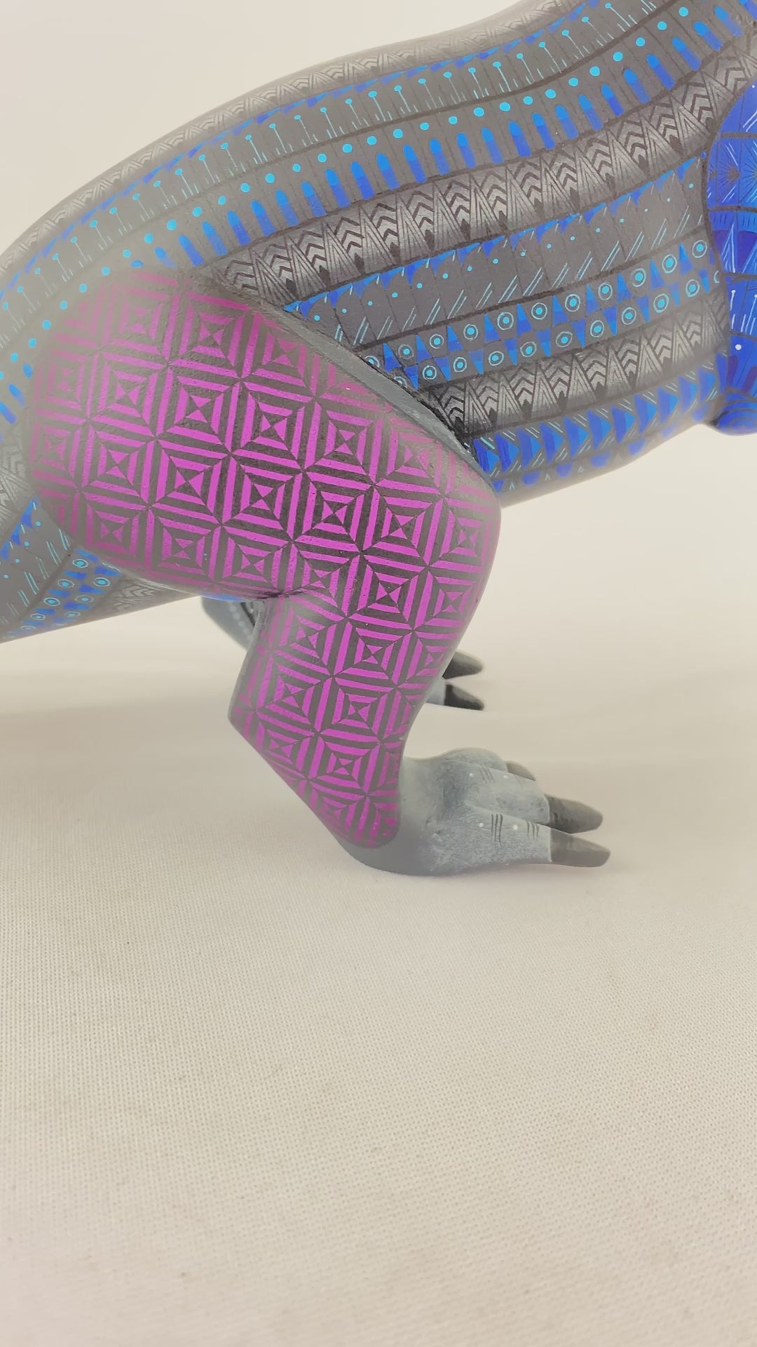 Dinosaur Alebrije | Oaxacan Wood Carving | Magia Mexica