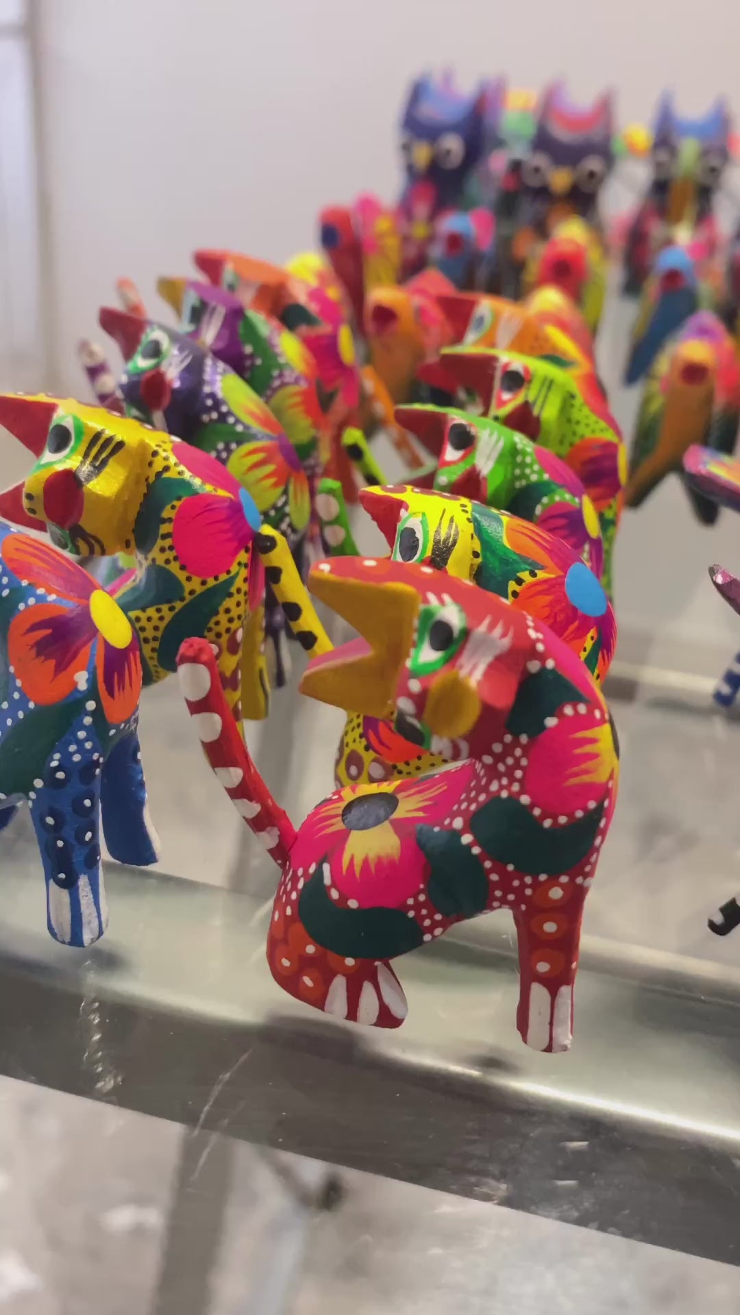 Mini Alebrijes 15 Set Alebrije Oaxacan Wood Carving