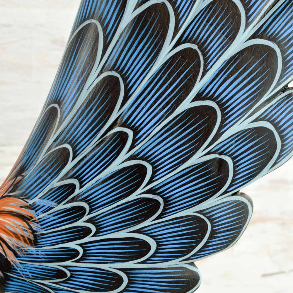 Rooster Alebrije Oaxacan Wood Carving - Alebrije Huichol Mexican Folk art magiamexica.com