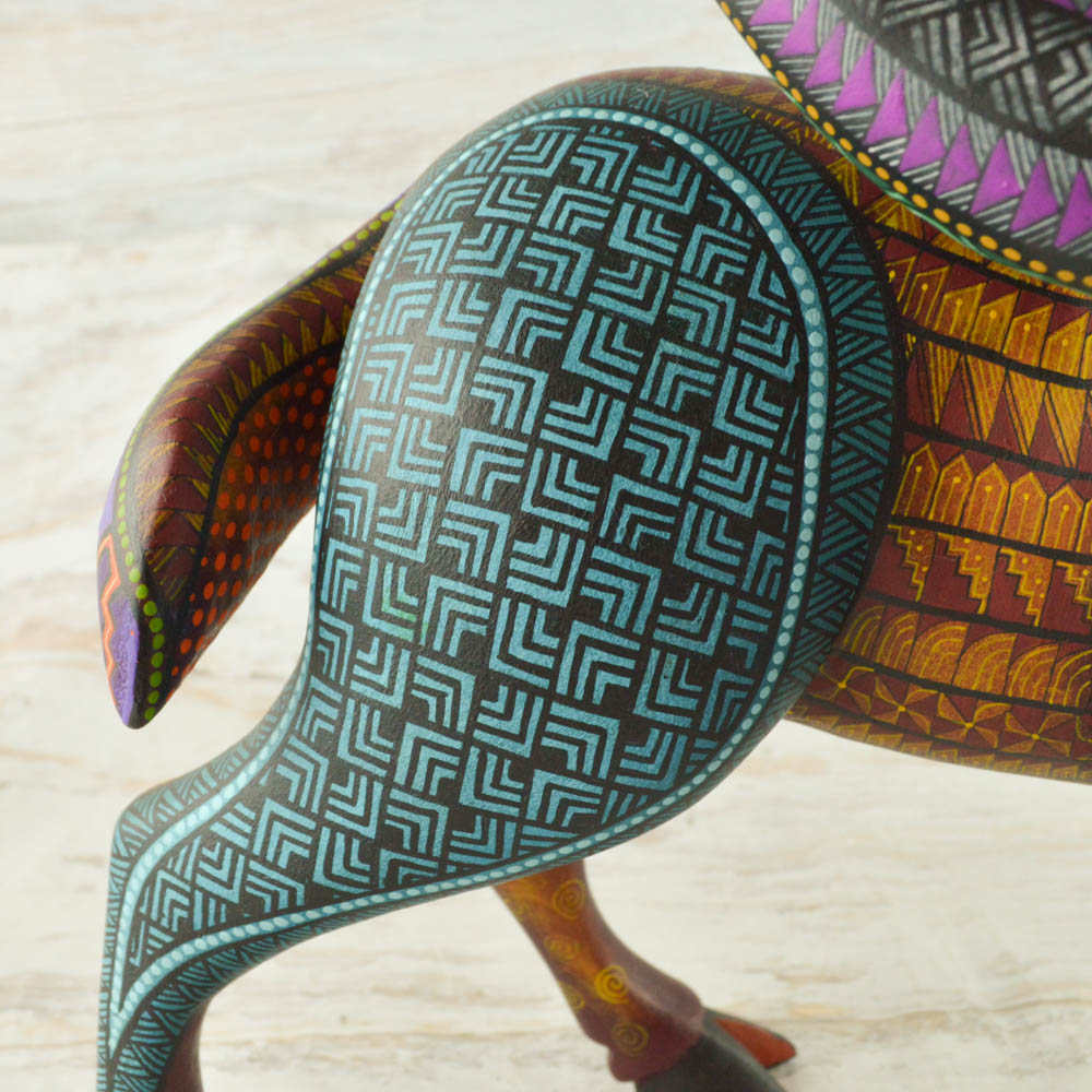 Ram Alebrije Oaxacan Wood Carving - Alebrije Huichol Mexican Folk art magiamexica.com