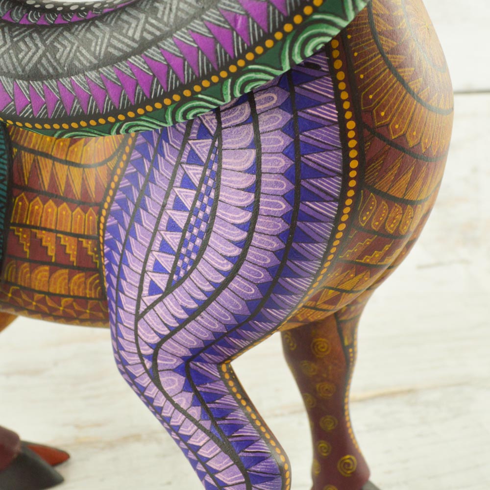 Ram Alebrije Oaxacan Wood Carving - Alebrije Huichol Mexican Folk art magiamexica.com