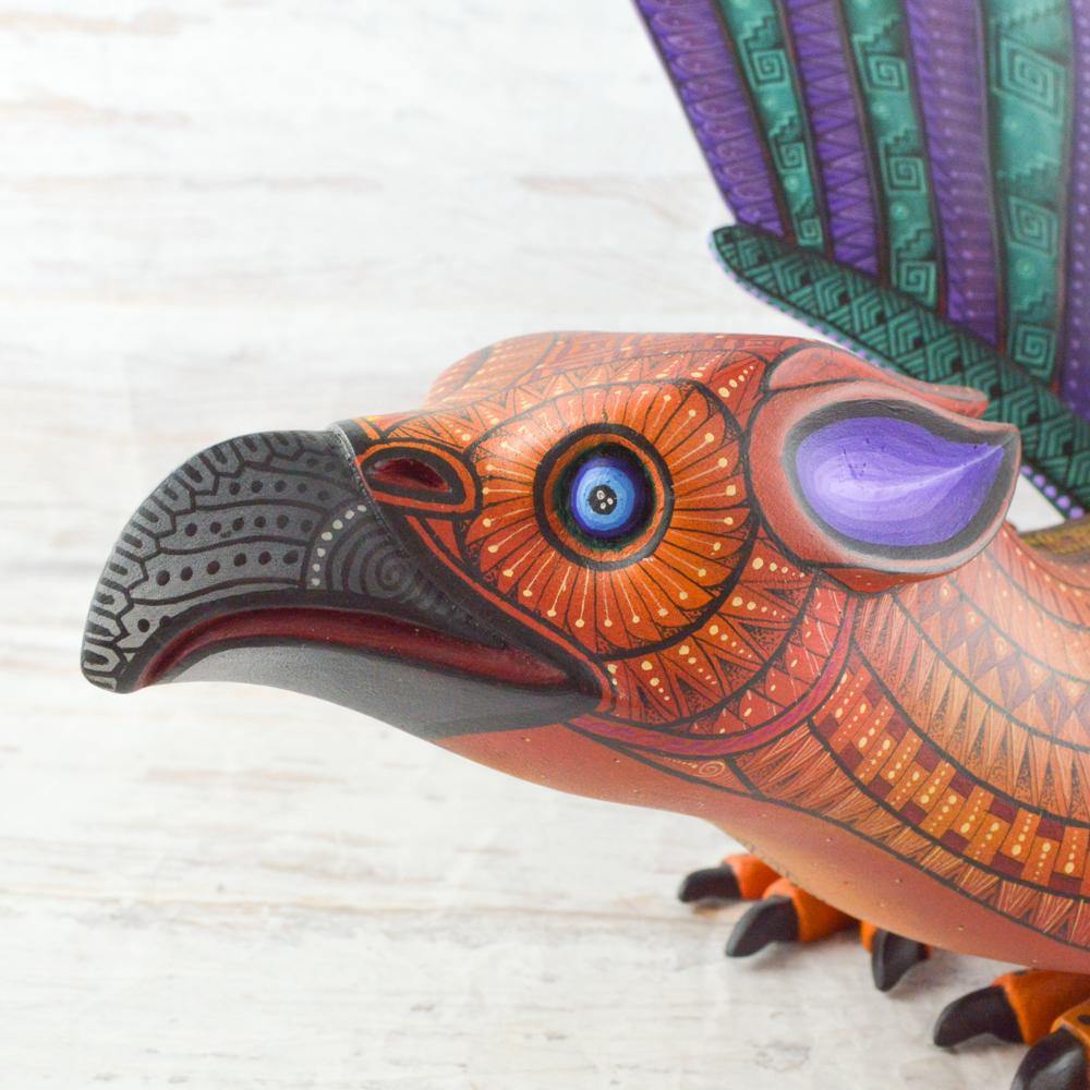 Alebrije Oaxacan Wood Carving Fusion - Magia Mexica