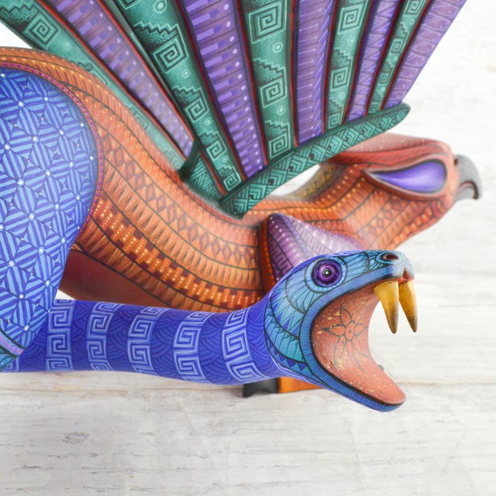 Alebrije Oaxacan Wood Carving Fusion - Magia Mexica