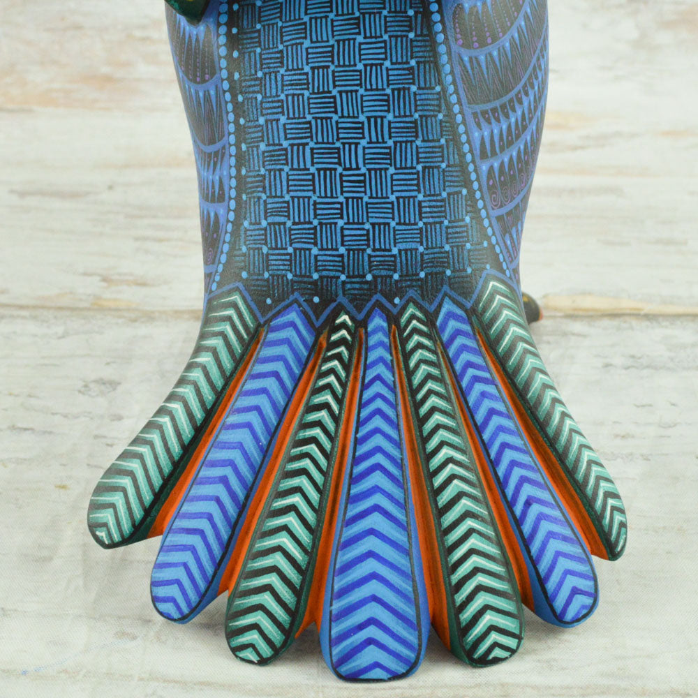 Eagle Alebrije Oaxacan Wood Carving - Alebrije Huichol Mexican Folk art magiamexica.com