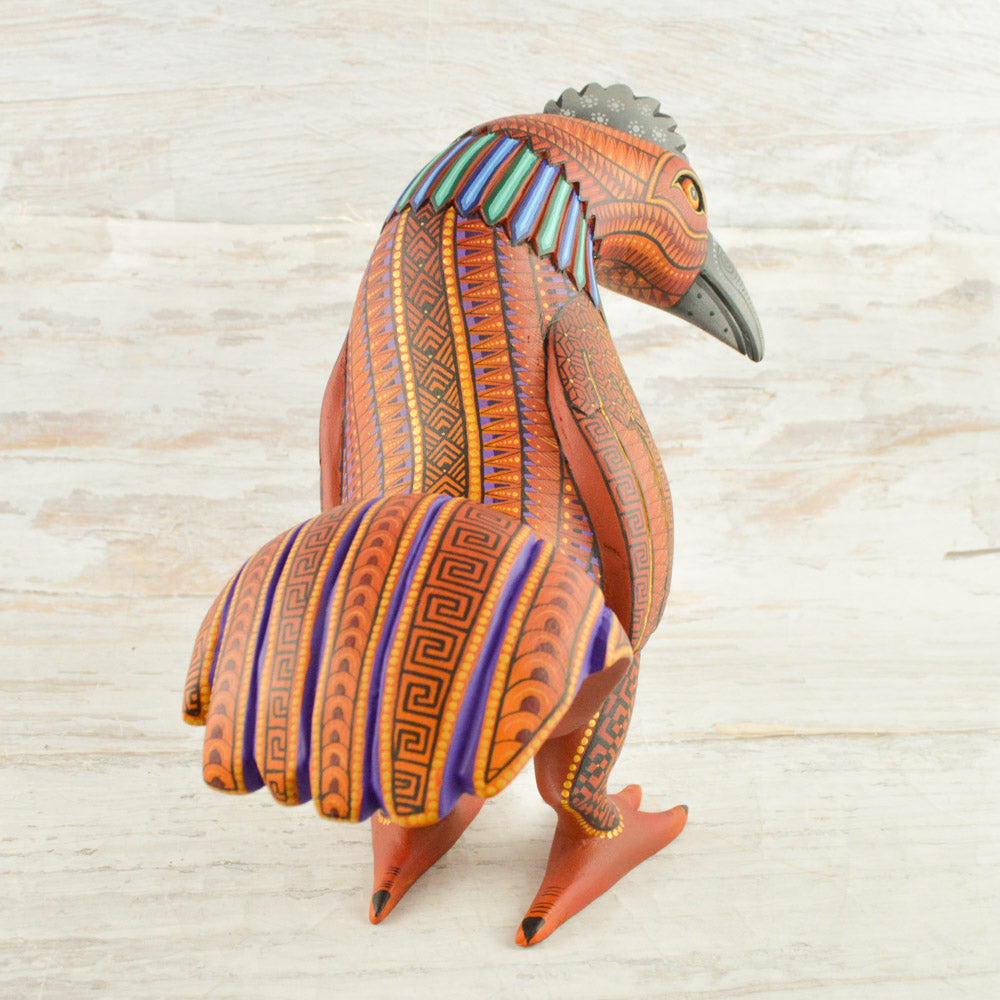 Hen Alebrije Oaxacan Wood Carving - Alebrije Huichol Mexican Folk art magiamexica.com