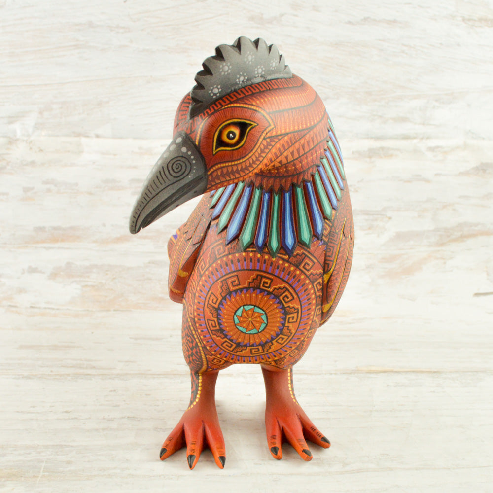 Hen Alebrije Oaxacan Wood Carving - Alebrije Huichol Mexican Folk art magiamexica.com
