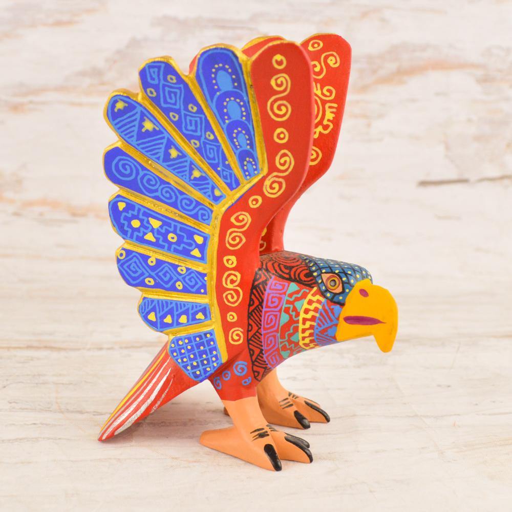 Alebrije Oaxacan Wood Carving Eagle - Magia Mexica