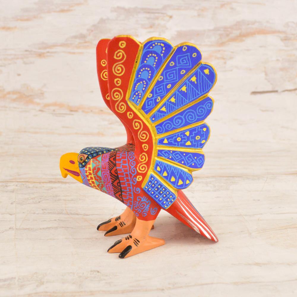 Alebrije Oaxacan Wood Carving Eagle - Magia Mexica
