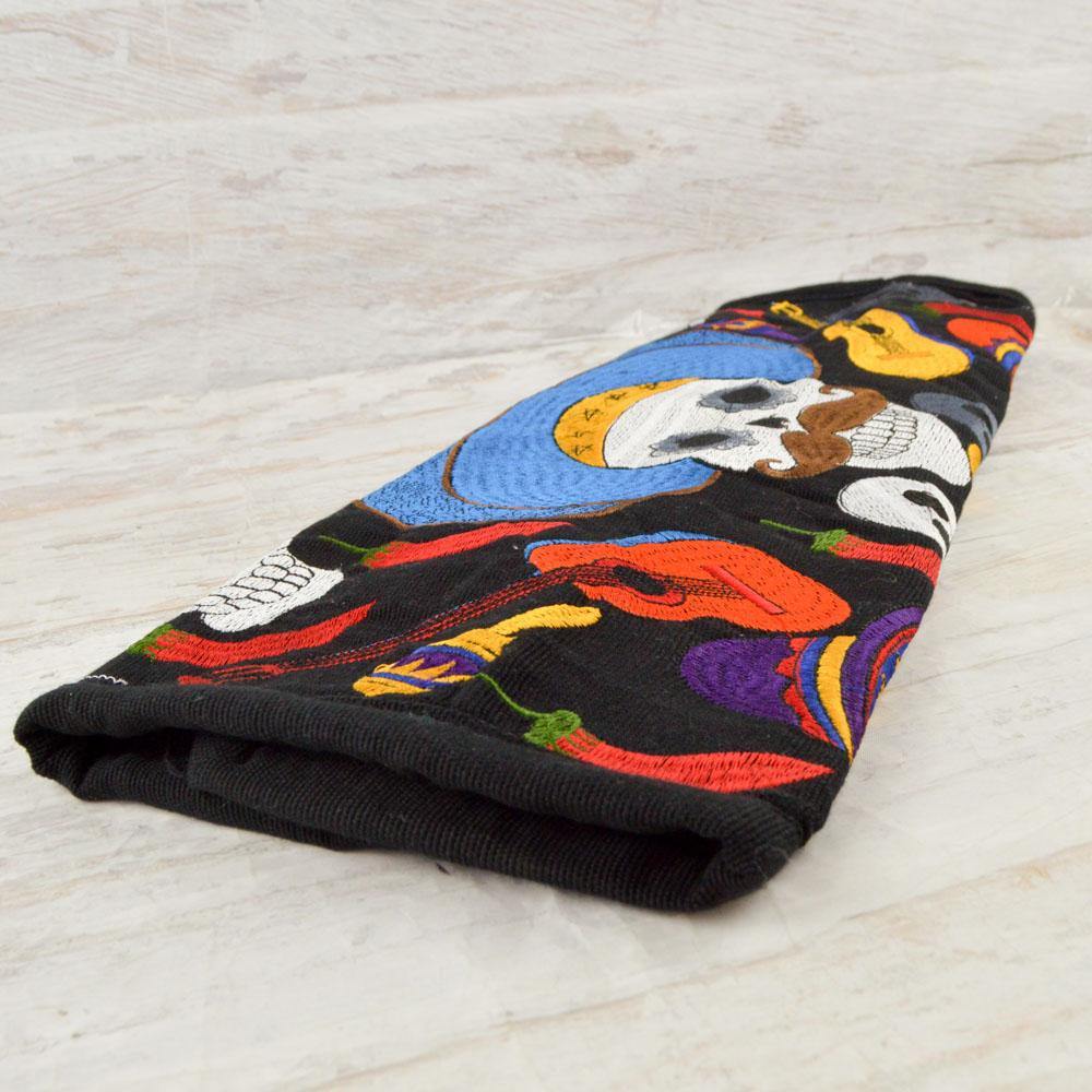 Embroidered Pillow Cover | Black 1 - Magia Mexica
