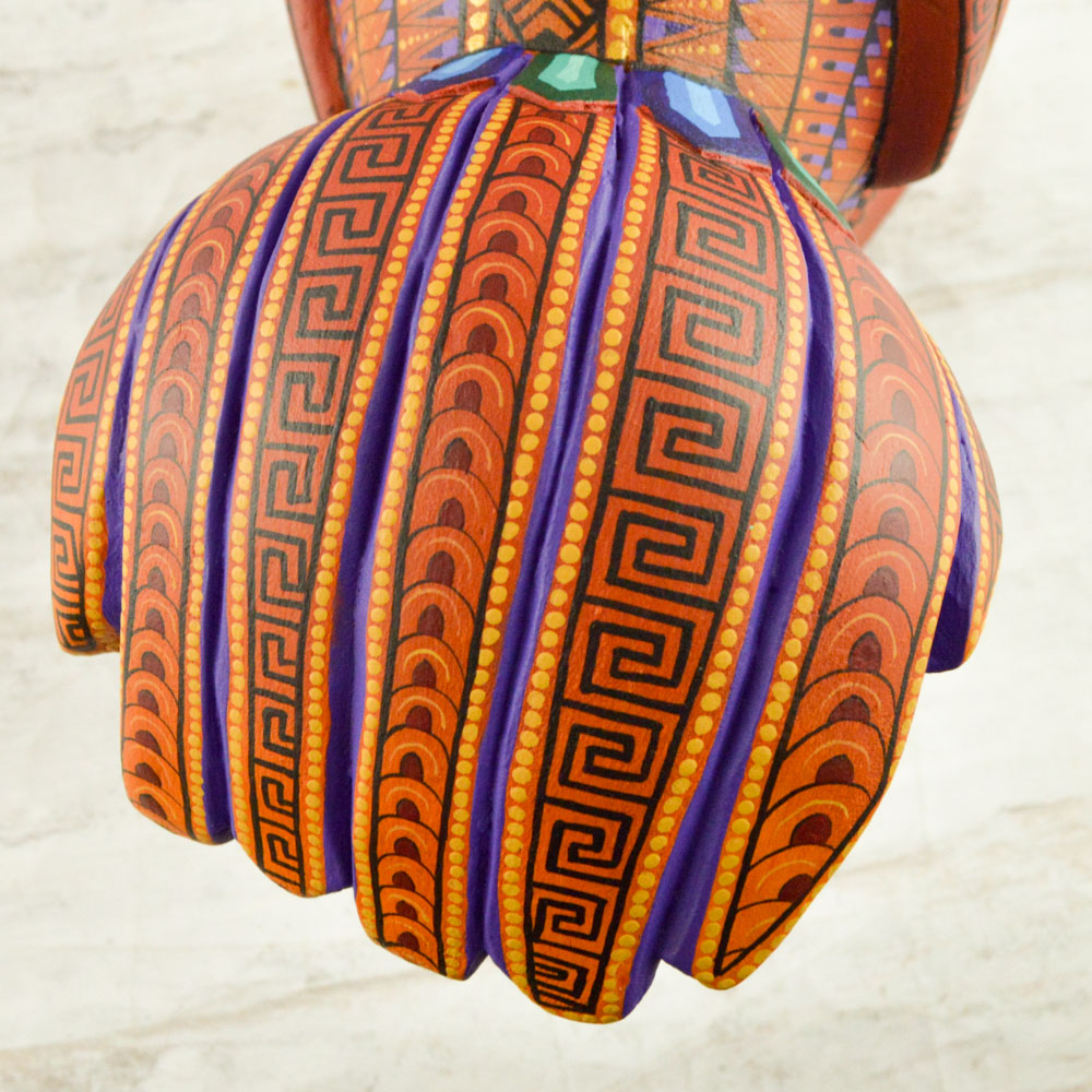 Hen Alebrije Oaxacan Wood Carving - Alebrije Huichol Mexican Folk art magiamexica.com