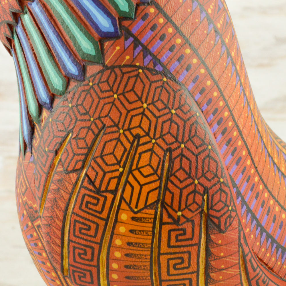 Hen Alebrije Oaxacan Wood Carving - Alebrije Huichol Mexican Folk art magiamexica.com