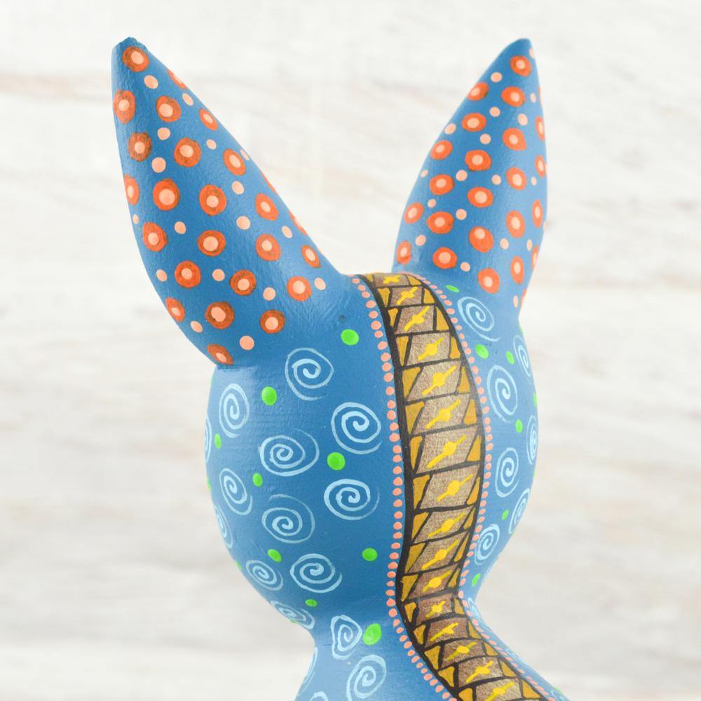 Alebrije Oaxacan Wood Carving Chihuahua Dog - Magia Mexica