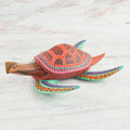 Turtle Alebrije Oaxacan Wood Carving - Alebrije Huichol Mexican Folk art magiamexica.com