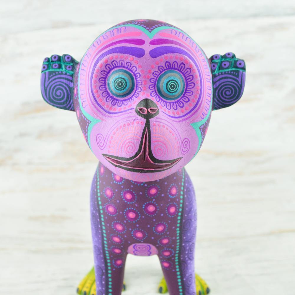 Alebrije Oaxacan Wood Carving Monkey - Magia Mexica